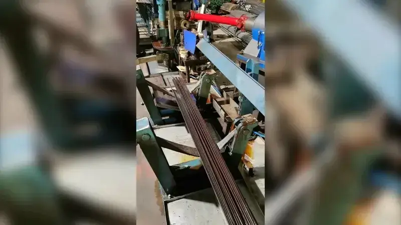 Enderezado de barras de acero
